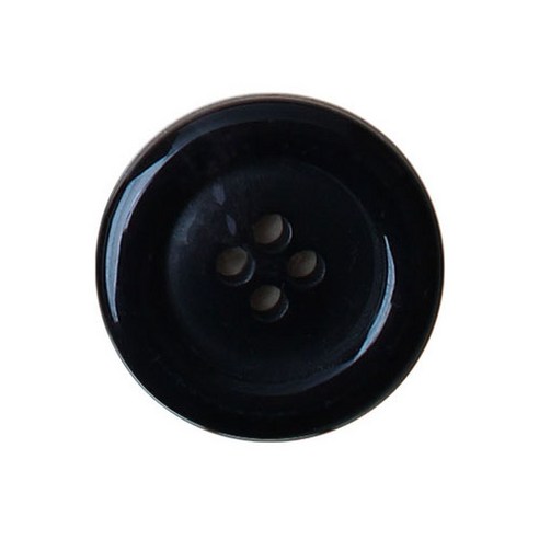 동화상가몰 야크코트 단추 I-2 28mm, 블랙 유광, 10개