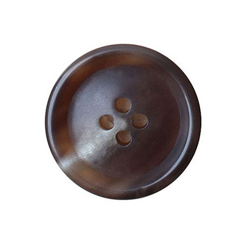 동화상가몰 야크코트 단추 I-3 25mm, 라이트브라운 무광, 10개입