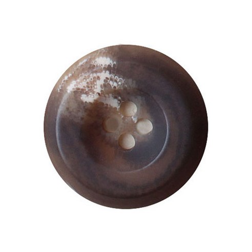 동화상가몰 야크코트단추I 6 18mm, 라이트브라운 무광, 15개입