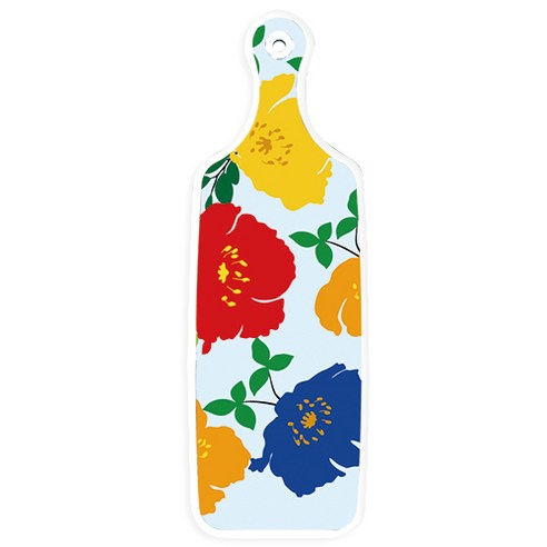 로엠디자인 양면 서빙도마 보드 그린봉선화, 국화블루옥색, 1개