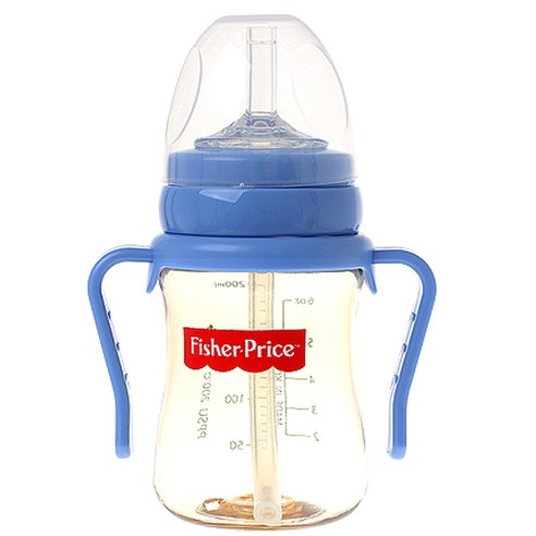 피셔프라이스 PPSU 만능 빨대컵 200ml, 블루, 1개