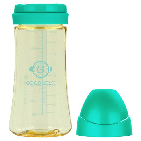 그로미미 PPSU 젖병 300ml, 노꼭지, 민트