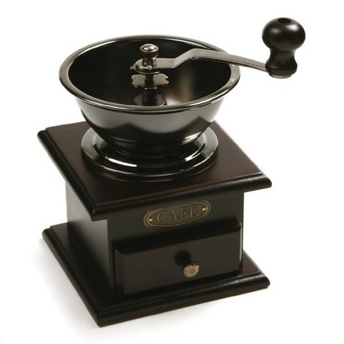 노르프로 어드저스터블 핸드 크랭크 커피 그라인더 80g, Black, 1개