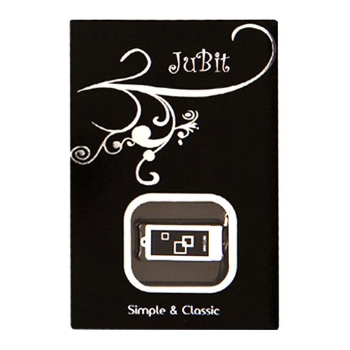 쥬비트 미니 큐브 회전캡형 USB 메모리 블랙, 8GB