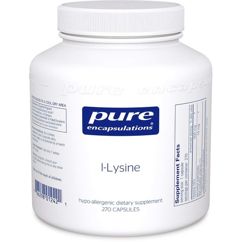 Pure Encapsulations L-리신 캡슐, 270개입, 1개, 270정