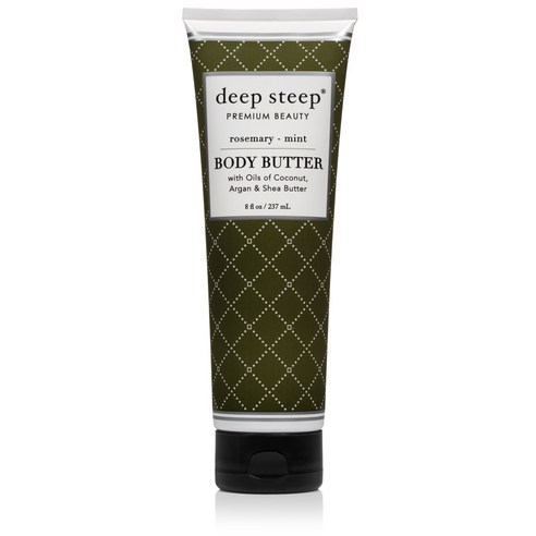 Deep Steep 바디 버터, Rosemary - Mint, 237ml, 1개
