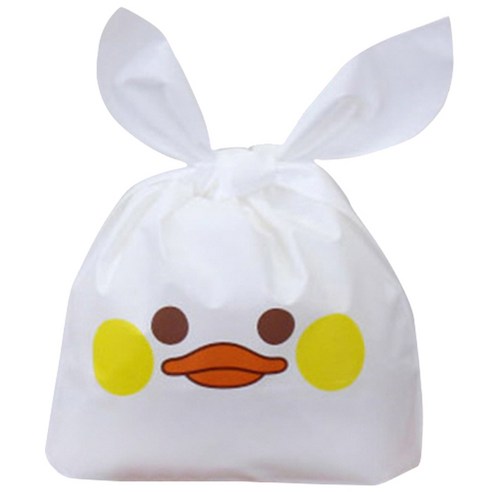 포포팬시 보자기 포장백2 중, 해피덕 (화이트), 10개입