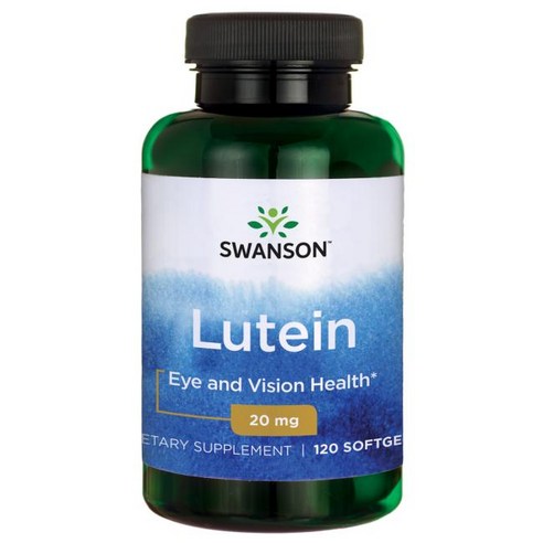 Swanson 루테인 아이 앤 비전 헬스 20mg 소프트젤, 120정, 1개