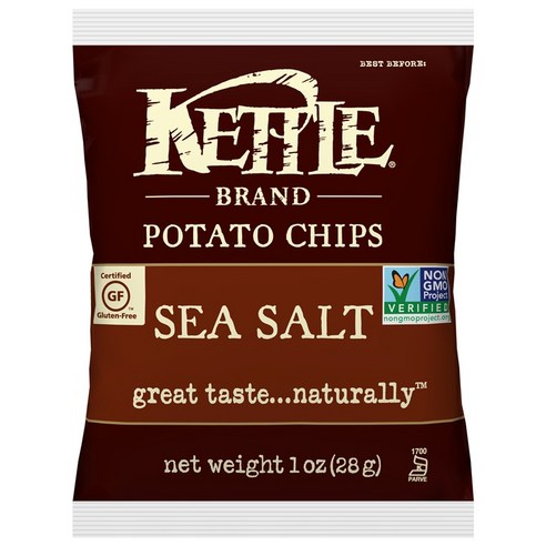 케틀브랜드 포테이토 칩, 28g, Sea Salt