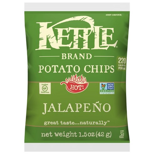 케틀브랜드 포테이토 칩, 42g, Jalapeno