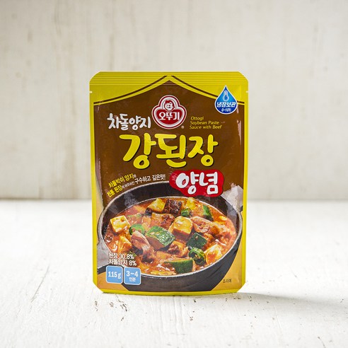 오뚜기 차돌양지 강된장양념, 115g, 1개 Best Top5