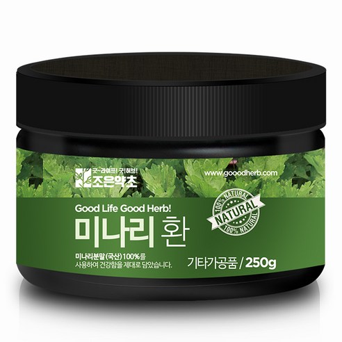 조은약초 프리미엄 미나리환, 1개, 250g 건강분말/건강환 조은약초 프리미엄 미나리환, 1개, 250g 건강분말/건강환