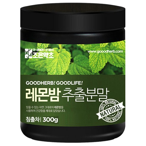 조은약초 레몬밤 추출분말, 1개, 300g