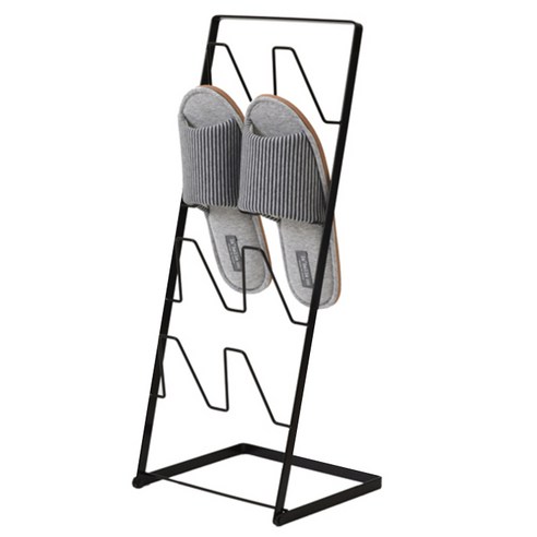 노바리빙 슬리퍼걸이 4단 모던 블랙, 1개