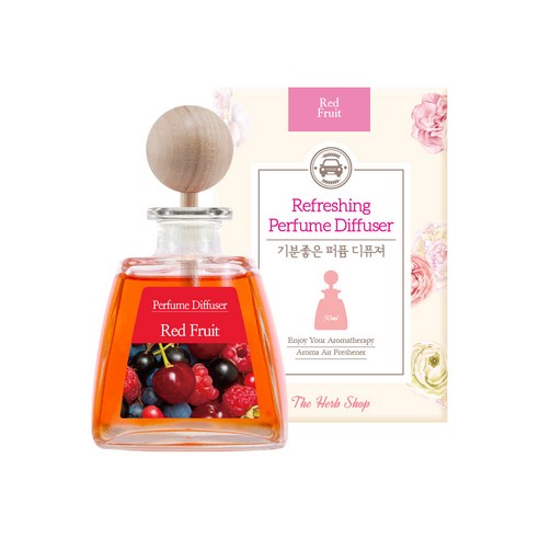 더허브샵 기분좋은 퍼퓸 차량용 디퓨져 50ml, 레드프룻, 1개