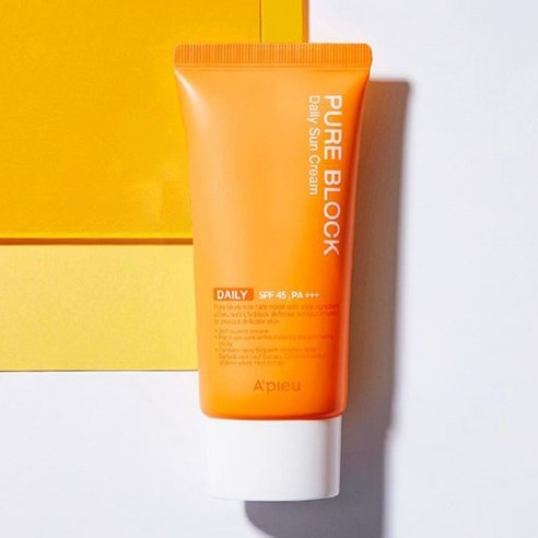 어퓨 퓨어 블록 내추럴 데일리 선크림 이엑스 SPF50 PA++++, 50ml, 1개