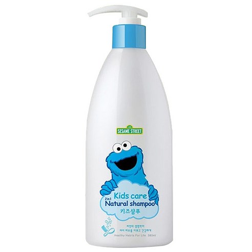 세서미스트리트 키즈케어 2in1 내추럴 샴푸, 380ml, 1개