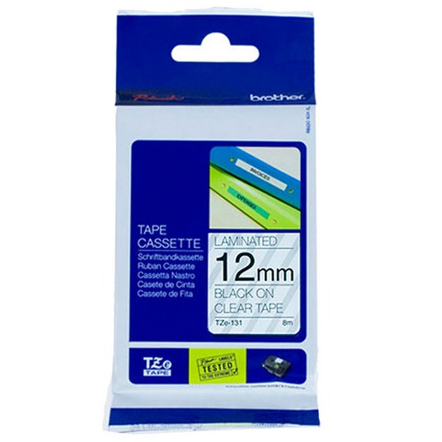 부라더 정품 라벨테이프 TZe-131, 넓이 12mm, 1개