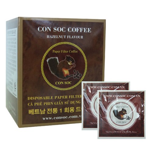 콘삭 페이퍼필터 헤이즐넛향 커피, 7g, 10개입, 1개