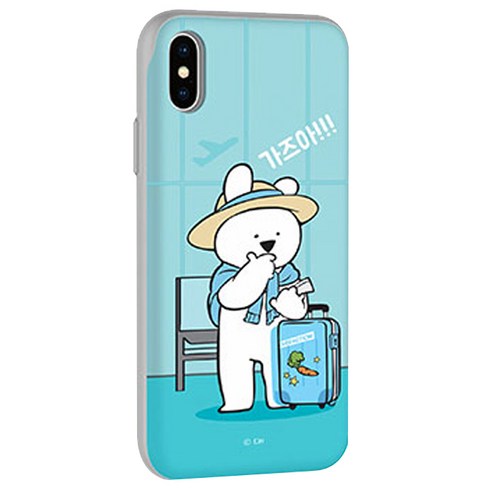 머큐리 오버액션토끼 카드 슬라이드 휴대폰 범퍼 케이스