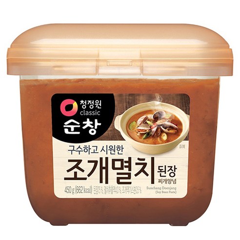 청정원순창 조개멸치 된장 찌개양념, 450g, 1개