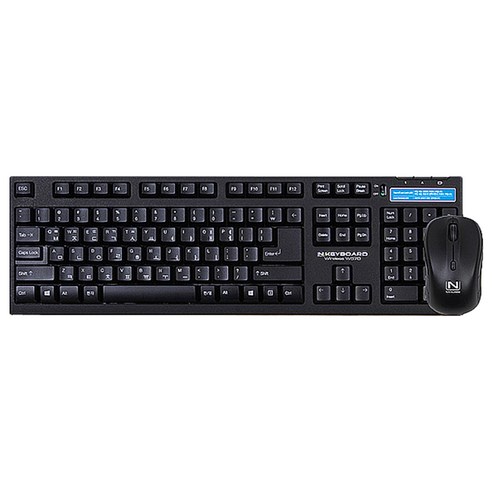 스카이디지탈 무선 키보드 W570 + 무선 마우스 W8, 무선키보드(W570), 무선마우스(W8), 블랙