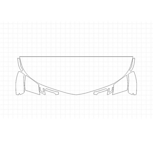 헥시스 쉐보레 볼트 EV 2018 PVC PPF 보호필름 차량용 가드용품, 14. HFM 60.96cm, STRAIGHT, 1개