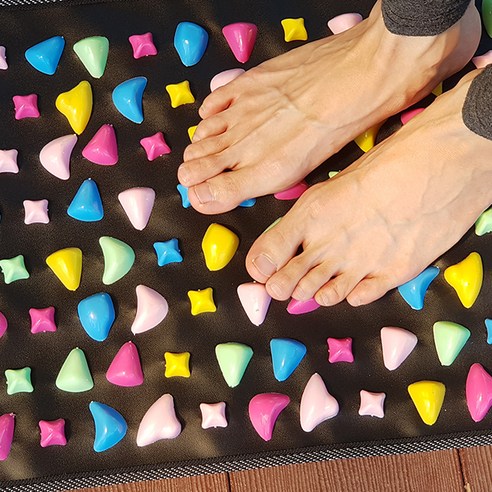 하늬통상 웰빙 자갈 발지압판으로 건강한 발걸음을 되찾으세요!