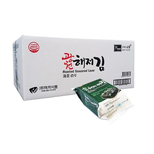 광천해저김 재래식탁김, 15g, 30개입