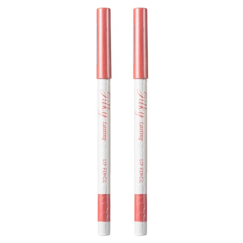 미샤 실키래스팅 립 펜슬 0.25g, 오프코랄, 2개