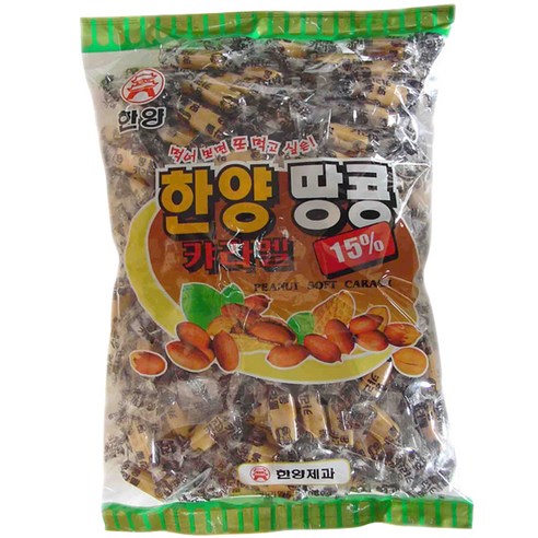 한양제과 땅콩캬라멜, 900g, 1개