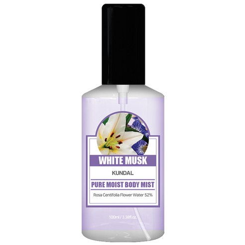 쿤달 퓨어바디미스트 화이트머스크향, 100ml, 1개