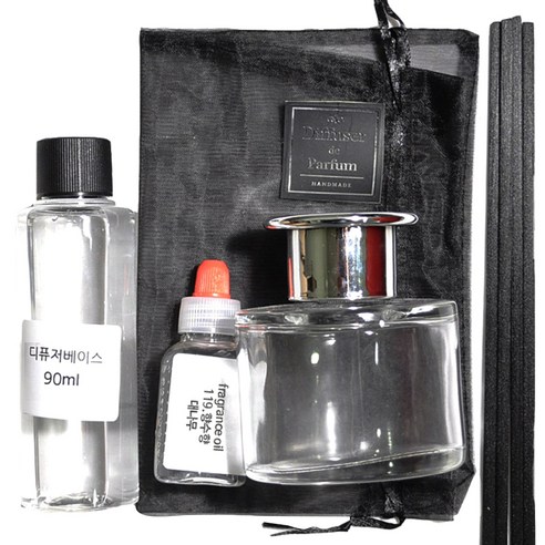 디퓨저KIT조말X ST 실버갓, 향수향-대나무, 120ml