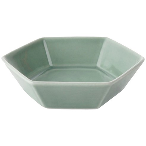 젠 헥사곤 육각접시 14cm, 셀라돈