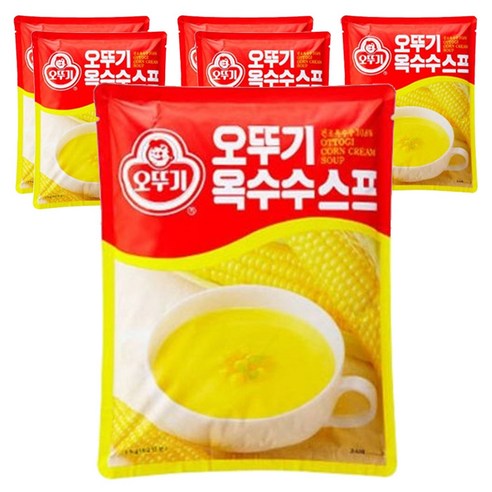 오뚜기 옥수수 스프, 1kg, 6개