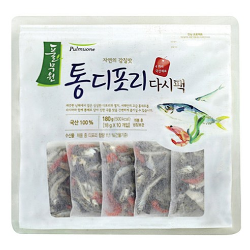 풀무원 통디포리 다시팩, 18g, 1개