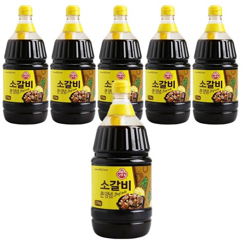 오뚜기 소갈비 큰양념, 2.1kg, 6개