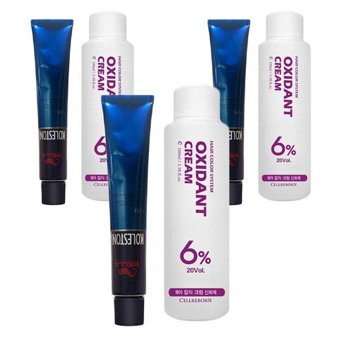 웰라 뉴콜레스톤 퍼펙트 퓨어컬러 염색제 80g + 산화제 100ml, 핑크베일 12/95, 3세트