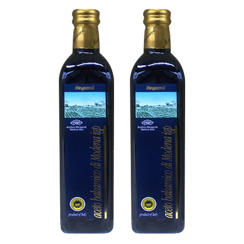 멩가졸리 아세토 발사믹 모데나 식초 3년산, 500ml, 2개
