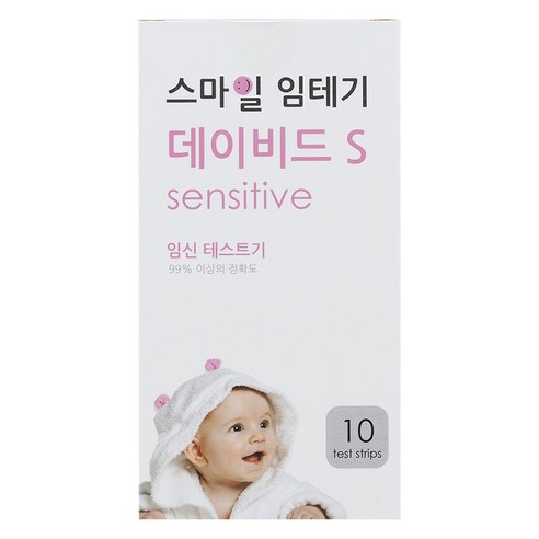  스마일랩 데이비드 S 임신테스트기, 10개입, 1개 