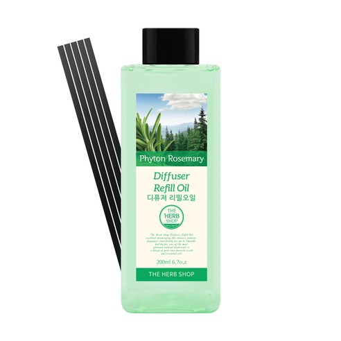 더허브샵 디퓨저 리필 오일, 피톤 로즈마리, 200ml