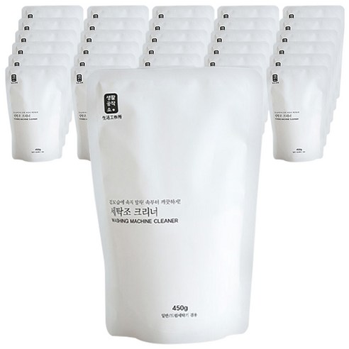 생활공작소 세탁조 크리너, 450g, 36개입