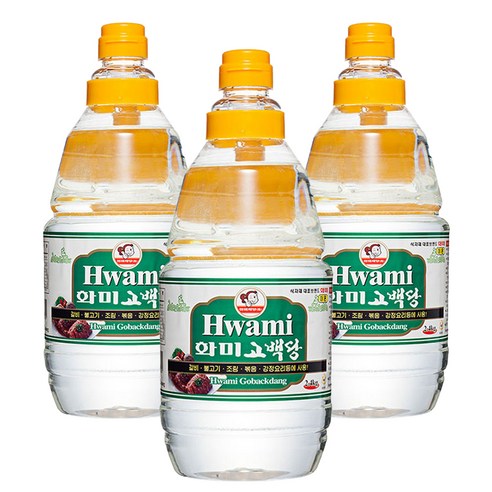 화미 고백당 이온물엿, 2.4kg, 3개