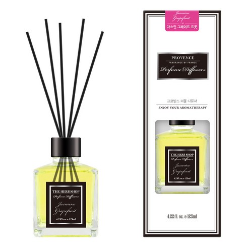 더허브샵 프로방스 퍼퓸 디퓨져 125ml, 자스민 그레이프프룻