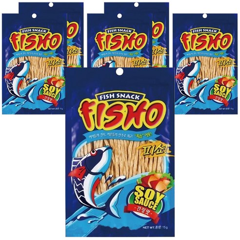 피쇼 간장맛 어포, 15g, 6개입