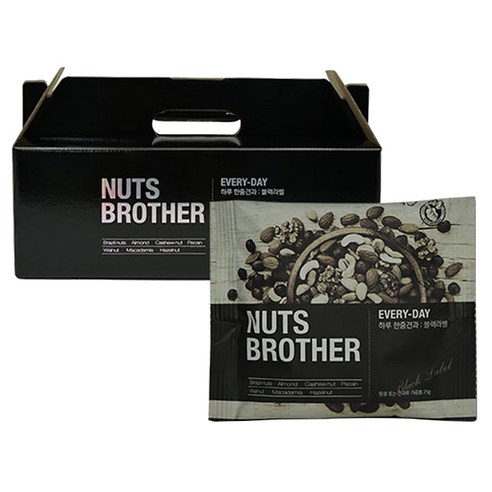 너츠브라더 하루 한줌견과 블랙라벨 선물세트 750g, 750g, 1개