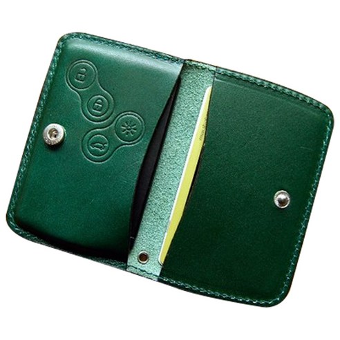 헤르만 QM3/QM5/SM3/SM5/SM7 스마트키 가죽케이스 SC704 키홀더, 파인 그린, 르노 전용타입