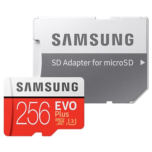 삼성전자 마이크로 SD 메모리 카드 MB-MC256GA/KR + 어댑터, 256GB