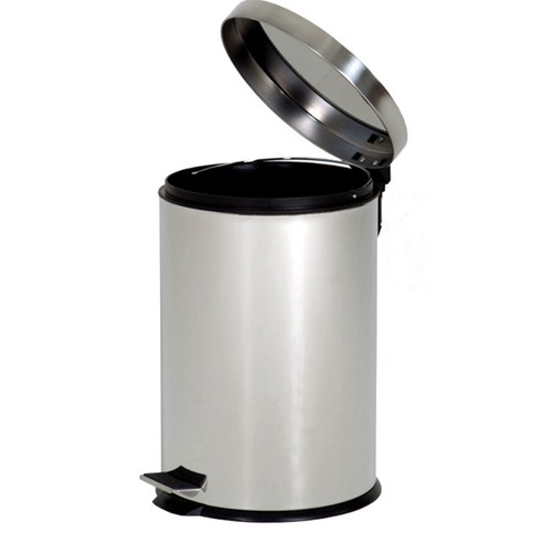 최신형 스테인리스 페달 휴지통으로 쾌적한 가정 청결 유지