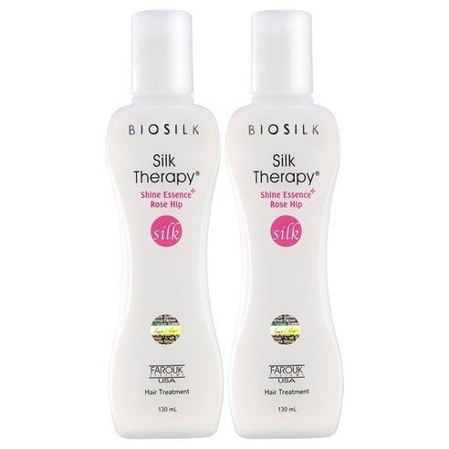 실크테라피 샤인에센스 플러스 로즈힙, 130ml, 2개입